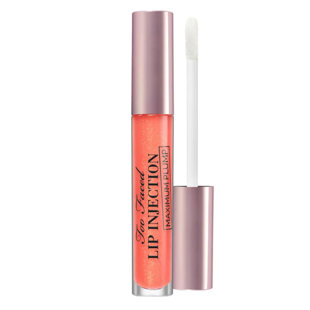 Too Faced Lip Injection Maximum Plump Lip Gloss Creamsicle Tickle Full Size NEW